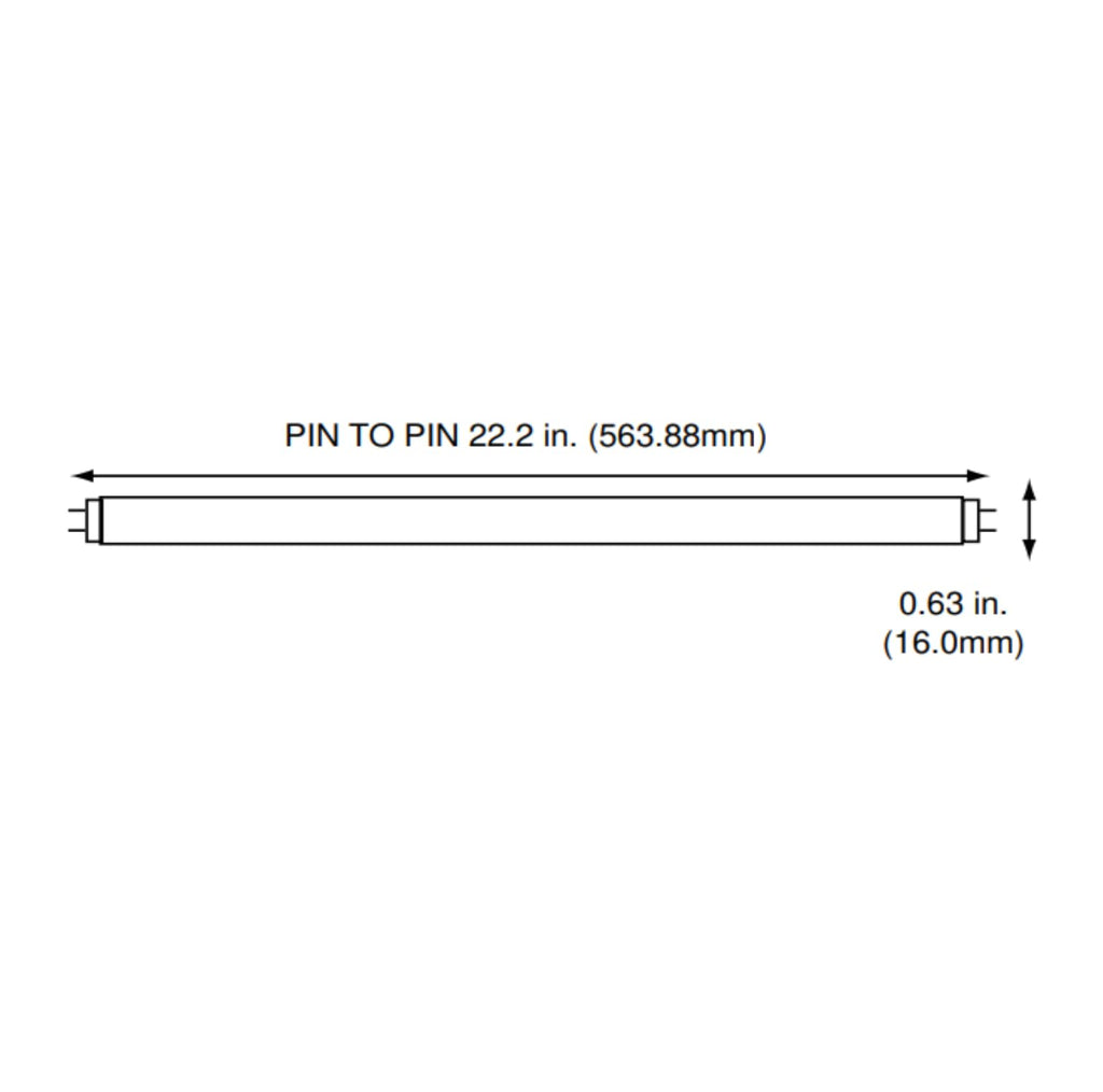 24 Inch 24W 4100K Cool White T5 Fluorescent Bulb Pack of 6 P945