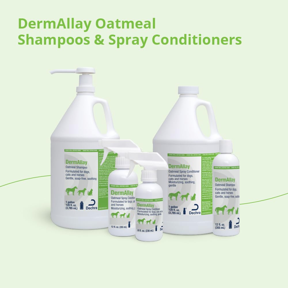 Oatmeal Shampoo for Dogs, Cats and Horses, 12 Fl Oz F6343
