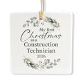 Ceramic 3-inch Square Ornament H680109