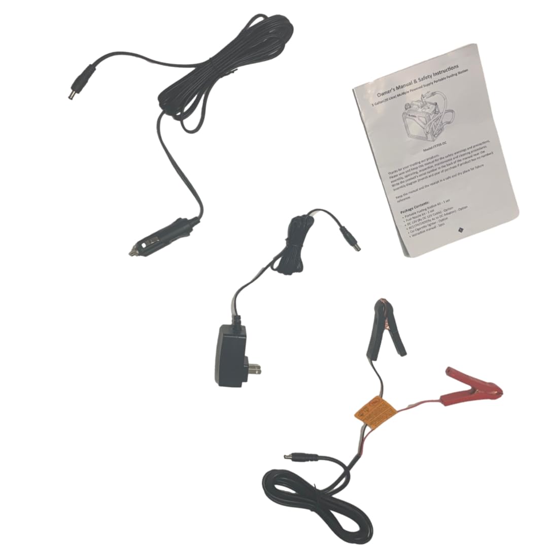 Fuel Transfer Pump with 5-Gallon Gas Can R7567