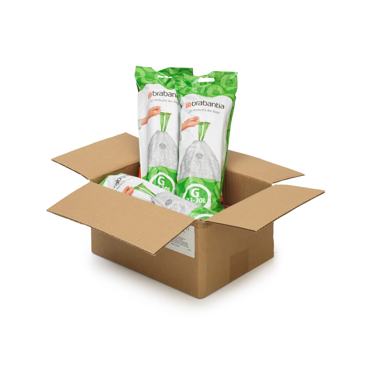 6-8 Gal Drawstring Trash Bags (120 Bags) C85664