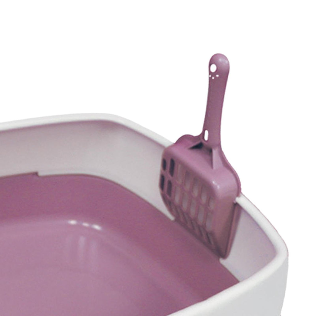 Pink Semi Enclosed Cat Litter Box Q21270