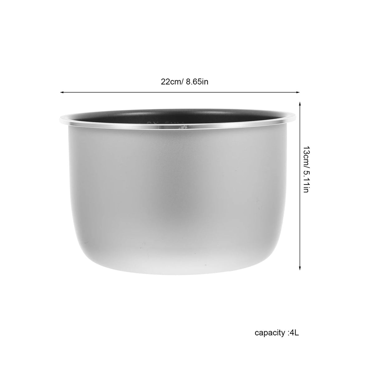 Stainless Steel Nonstick Electric Pressure Cooker Inner Pot 2L G430685