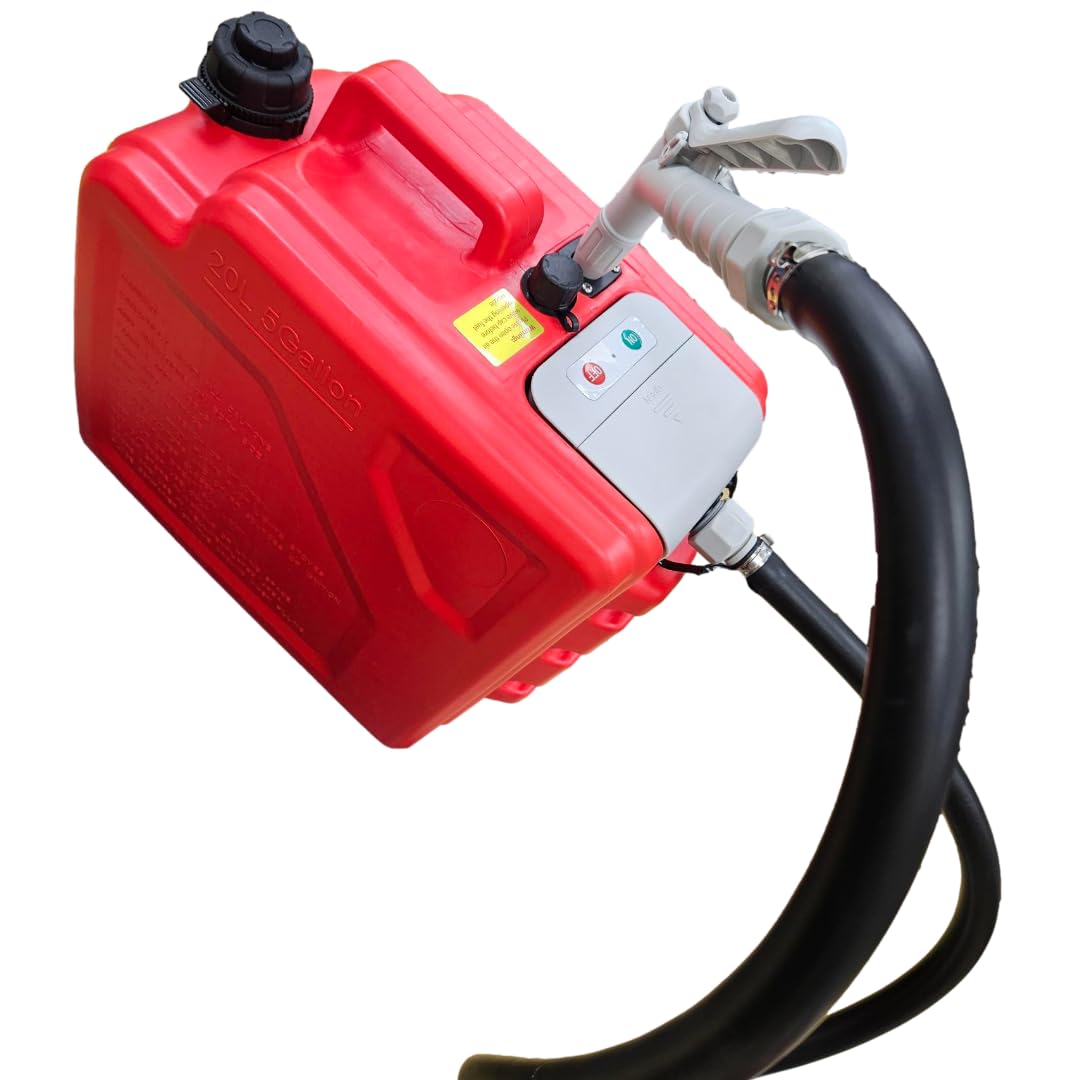 Fuel Transfer Pump with 5-Gallon Gas Can R7567