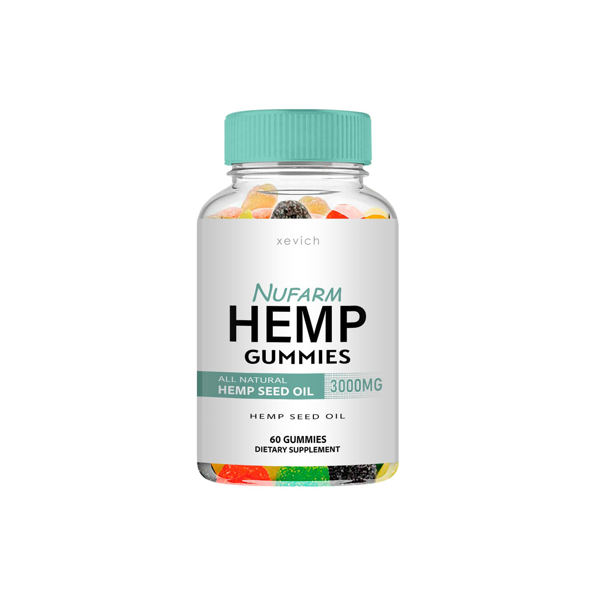 Hemp Gummies 60 Gummies D130