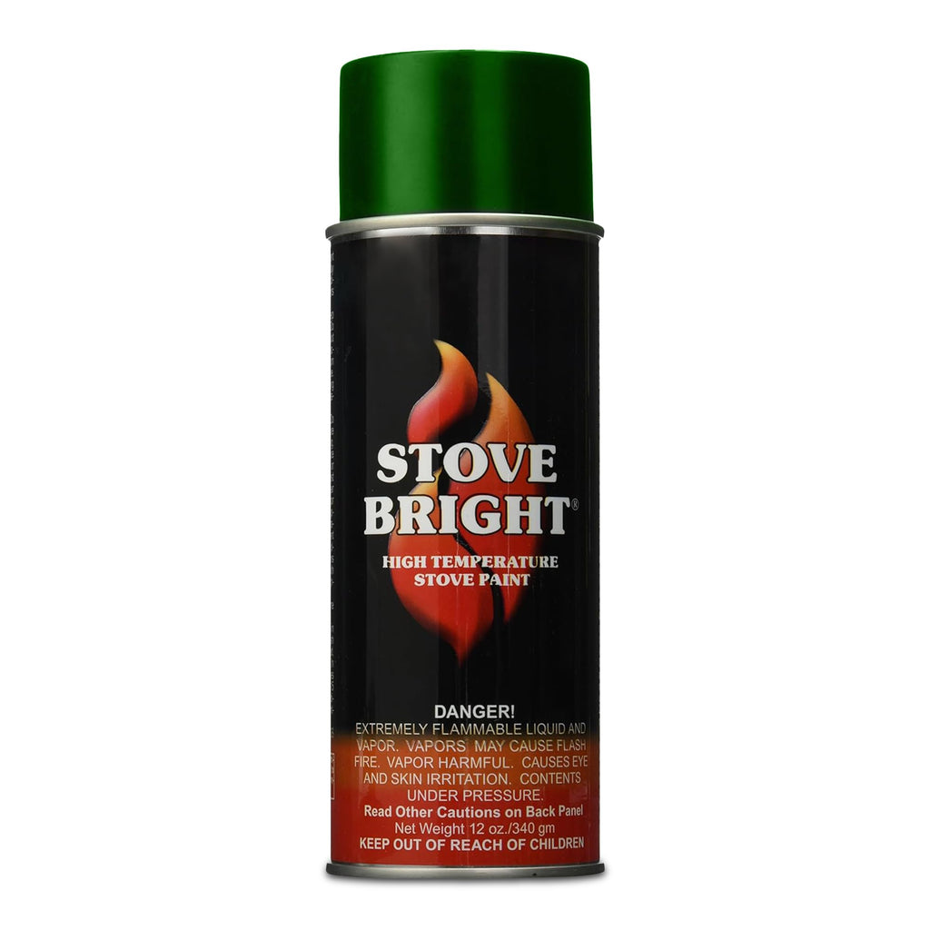High Temp Satin Spray Paint for Metal, Forest Green, 12 Oz F679