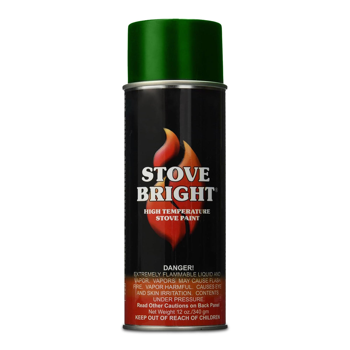 High Temp Satin Spray Paint for Metal, Forest Green, 12 Oz F679