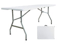 6ft Heavy Duty Plastic Folding Table N856737