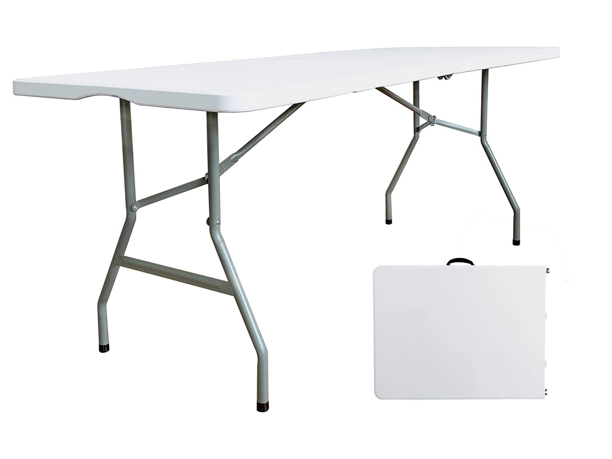 6ft Heavy Duty Plastic Folding Table N856737