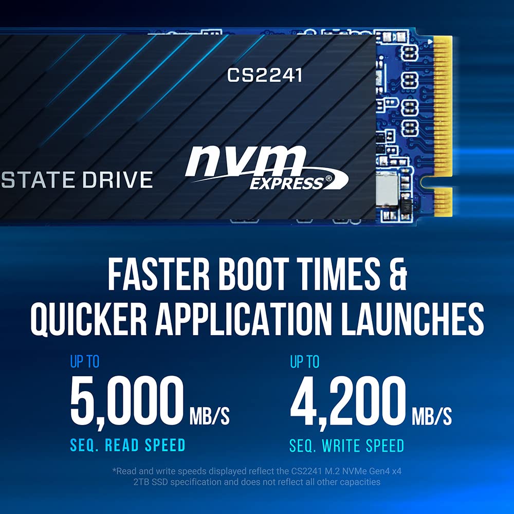 2TB PCIe Gen4 x4 NVMe M.2 2280 Internal SSD N295275