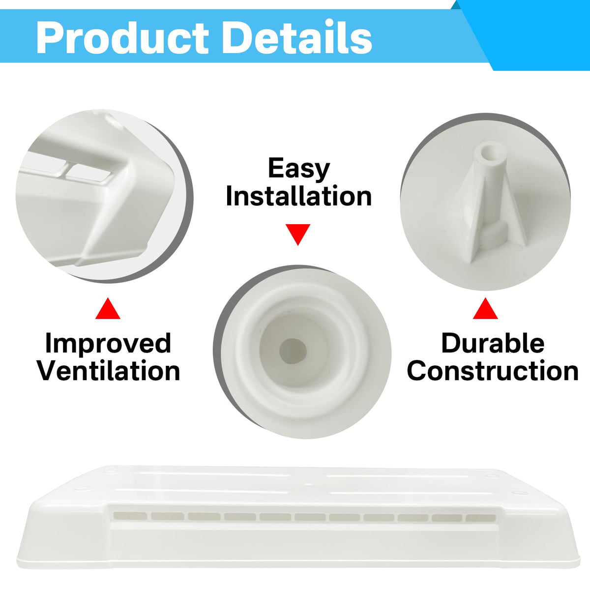 RV Refrigerator Vent Cover Replacement D813286