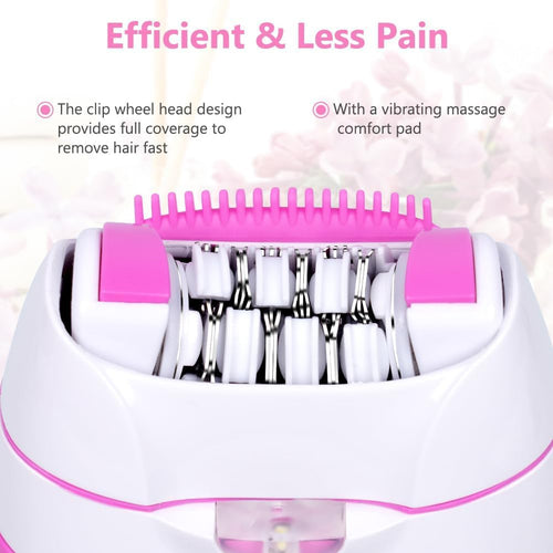 2 Speed LED Light Epilator Facial Hair Remover S991