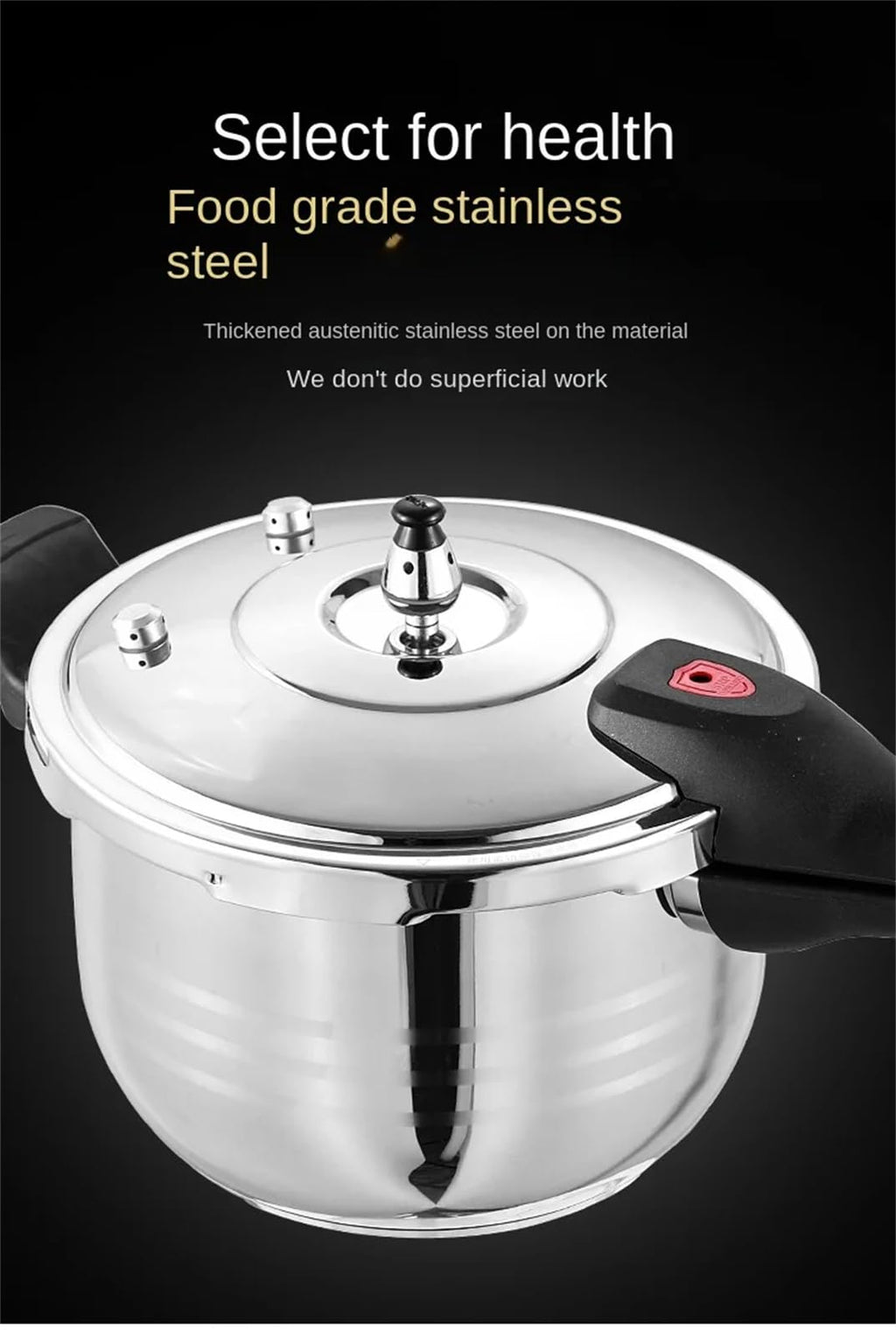 Stainless Steel 3L Induction Compatible Stove Top Pressure Cooker S84829