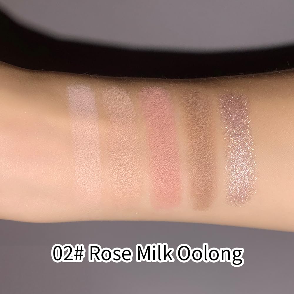 Pink Brown Neutral Matte Eyeshadow Palette O807135