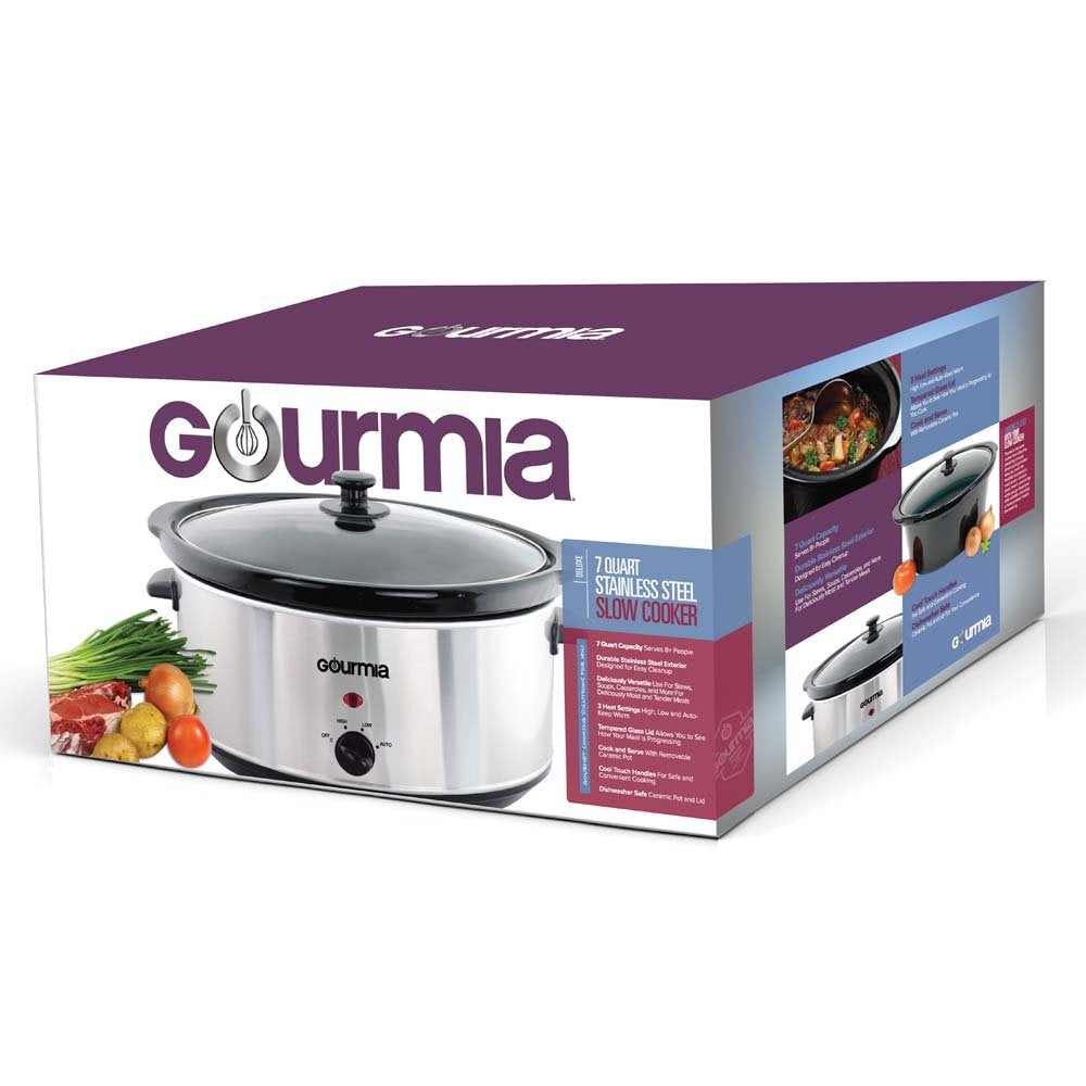 7 Qt Stainless Steel Slow Cooker H994624