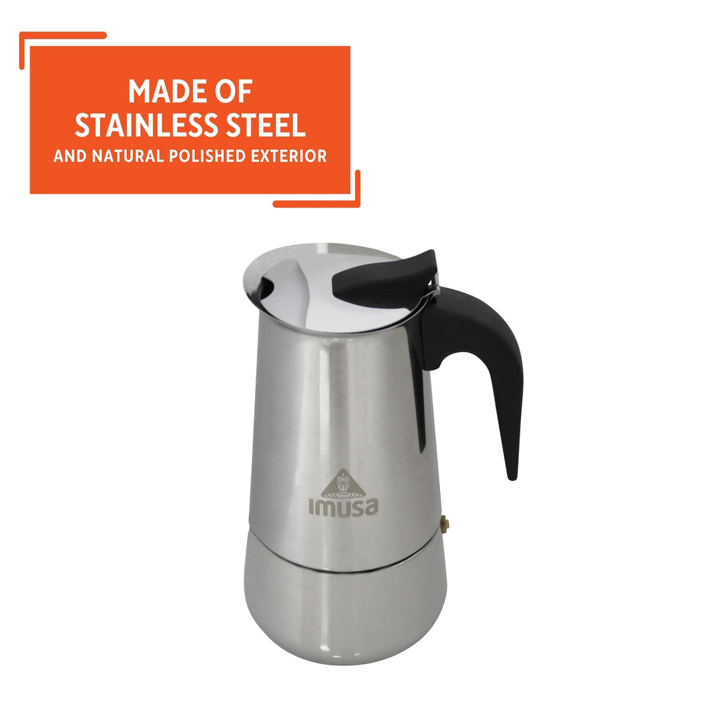 Stainless Steel Stovetop Espresso Coffeemaker 6-Cup X5715