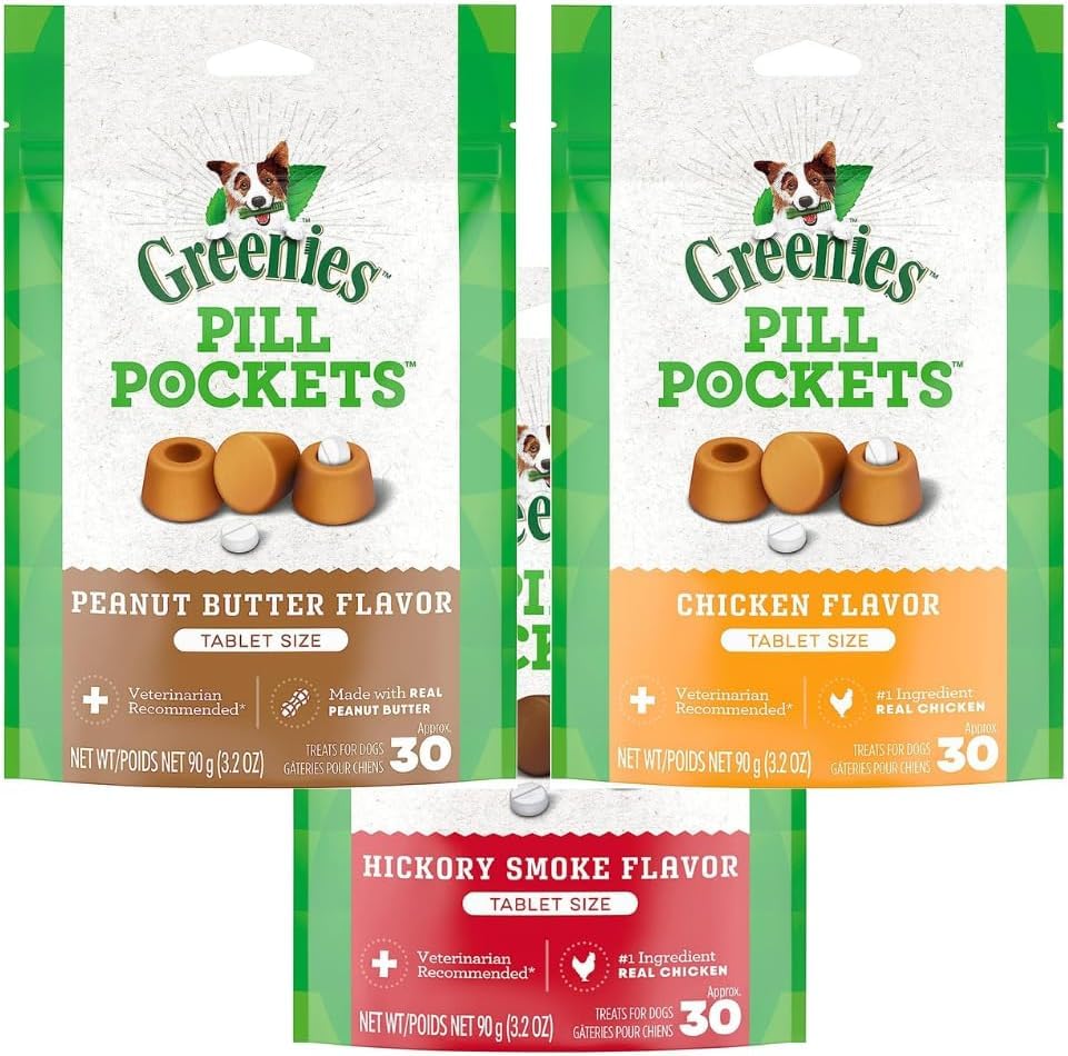 Flavored Dog Treats 90 Tablets 3 Pack E669