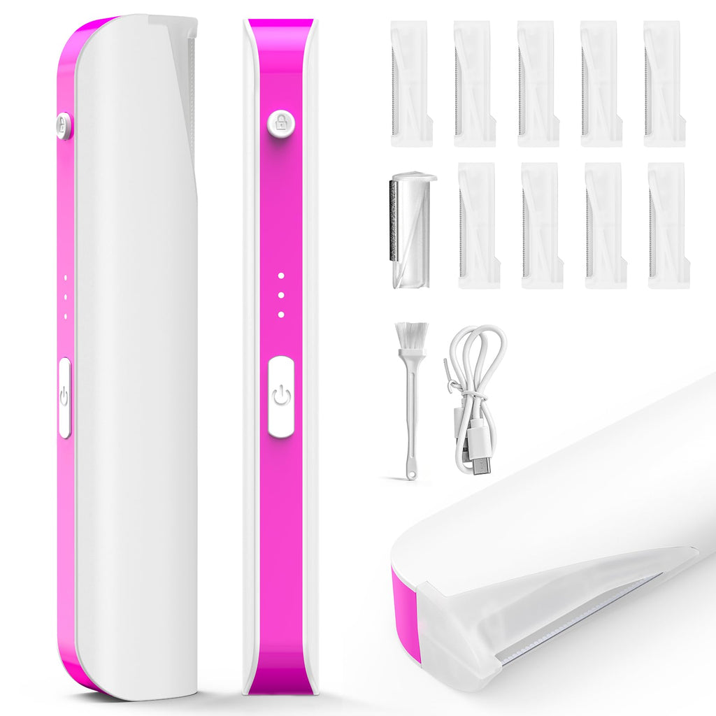 3 Speed Mini Electric Dermaplane Razor with LED Light D83382