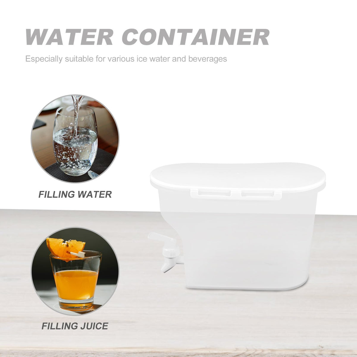 Cold Water Jug with Faucet F572