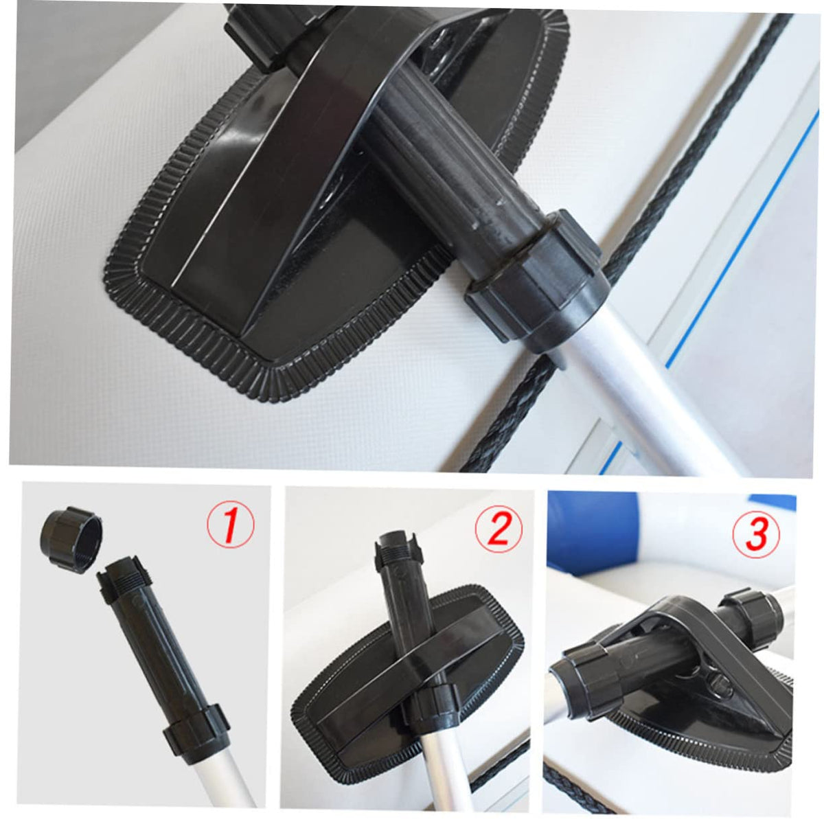 2pcs Aluminum Alloy Telescopic Kayak Paddles A8686
