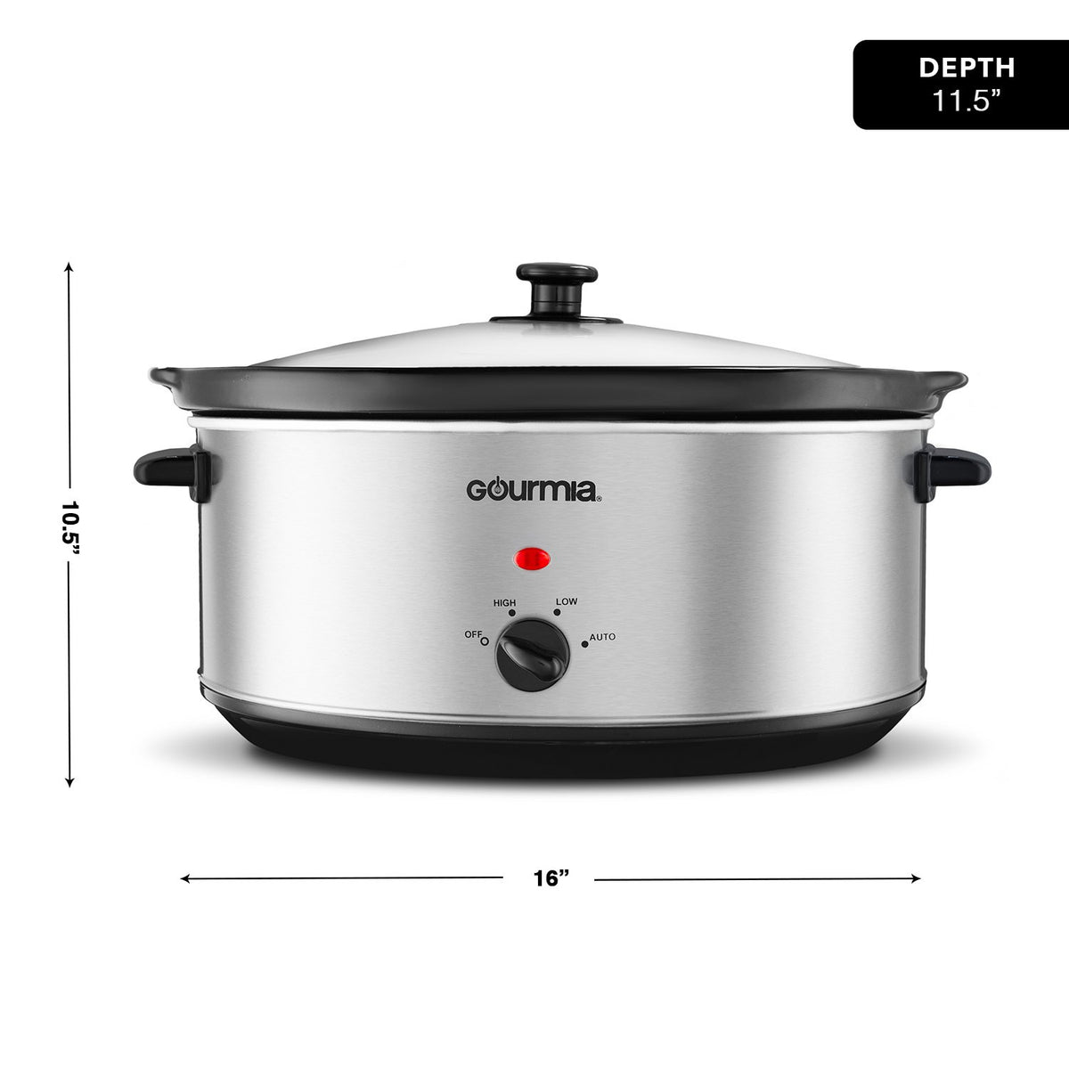 7 Qt Stainless Steel Slow Cooker H994624