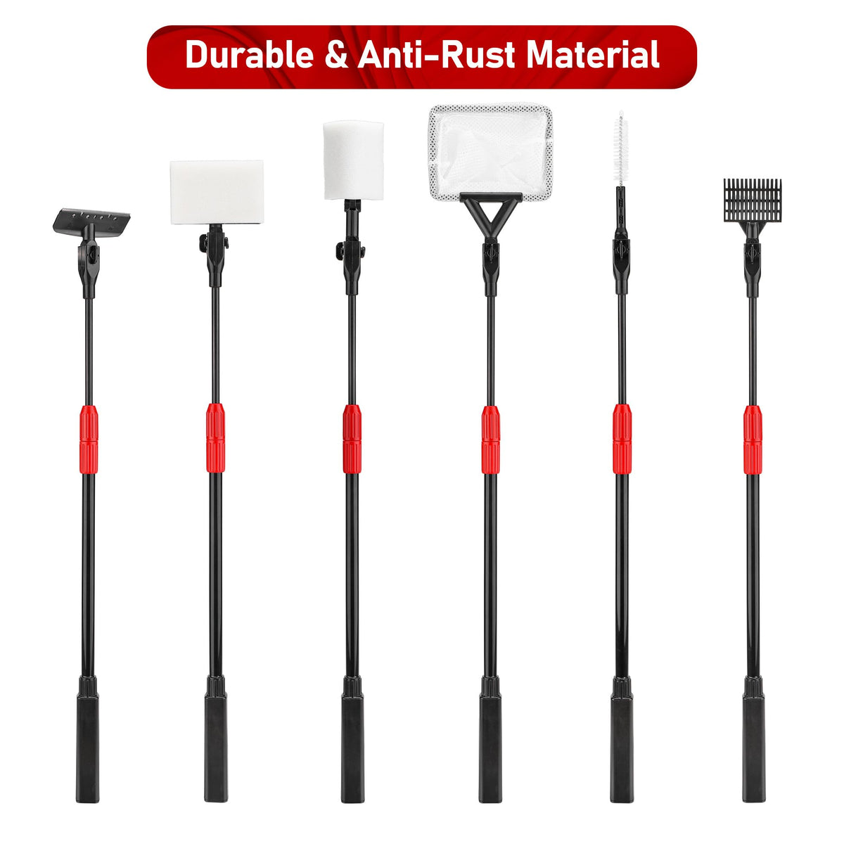 6 in 1 Aquarium Cleaning Tool Algae Scraper I74136
