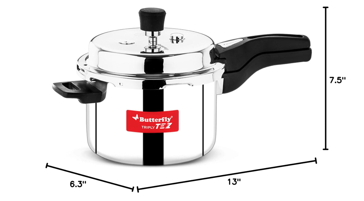 3 Liter Stainless Steel Pressure Cooker H1984