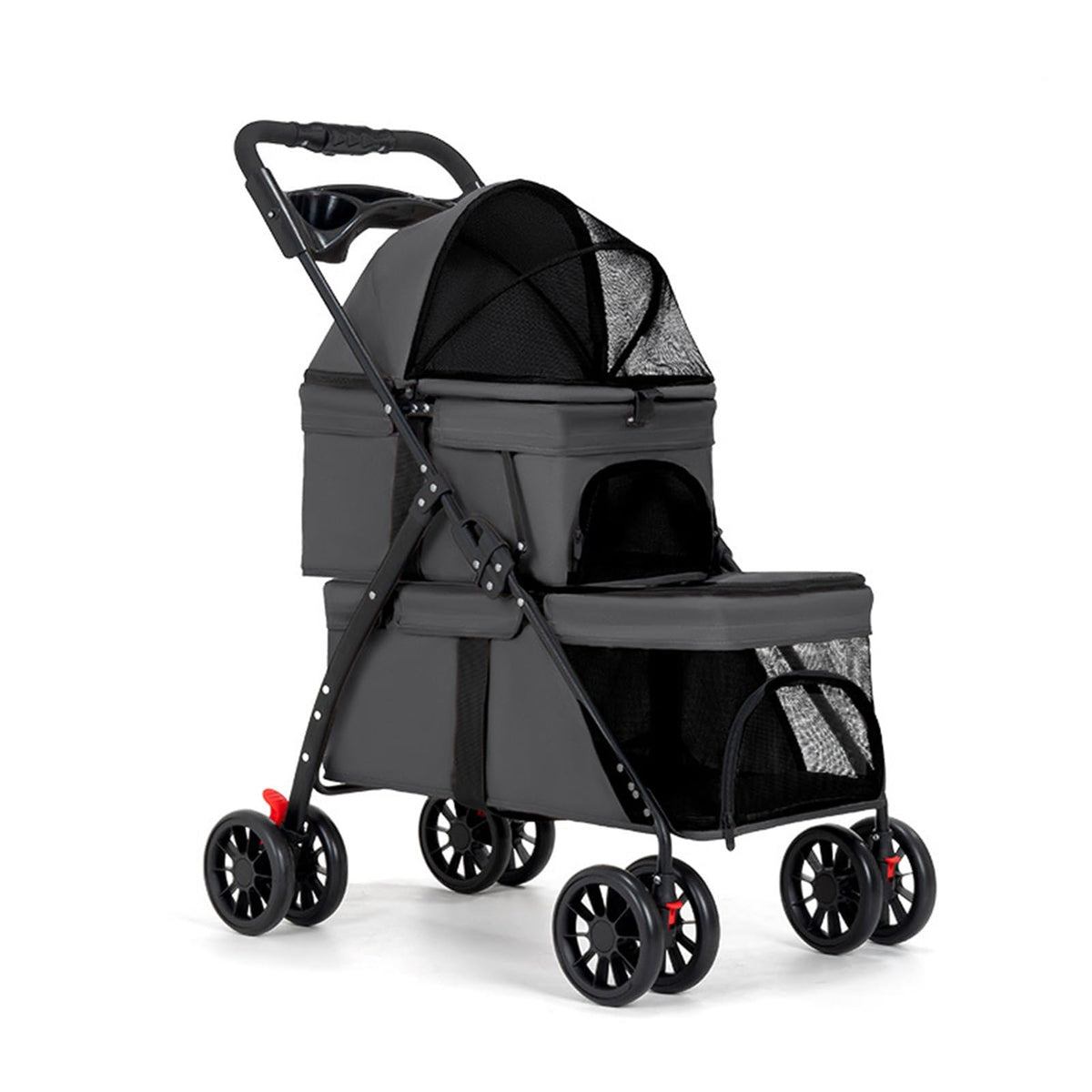 Double Dog Stroller for Medium Small Dogs and Cats E764