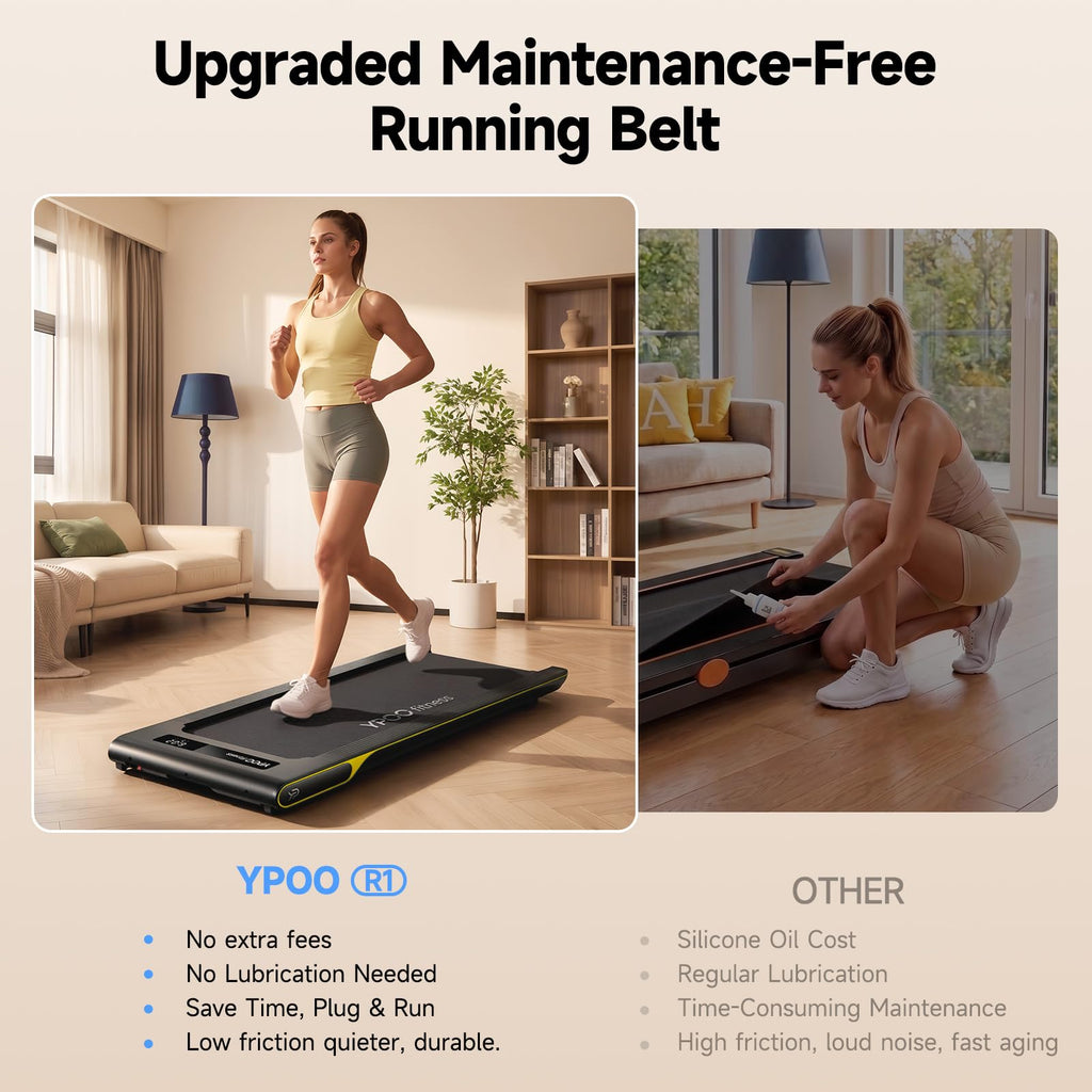 Walking Pad with 14% Incline Under Desk Treadmill O66003
