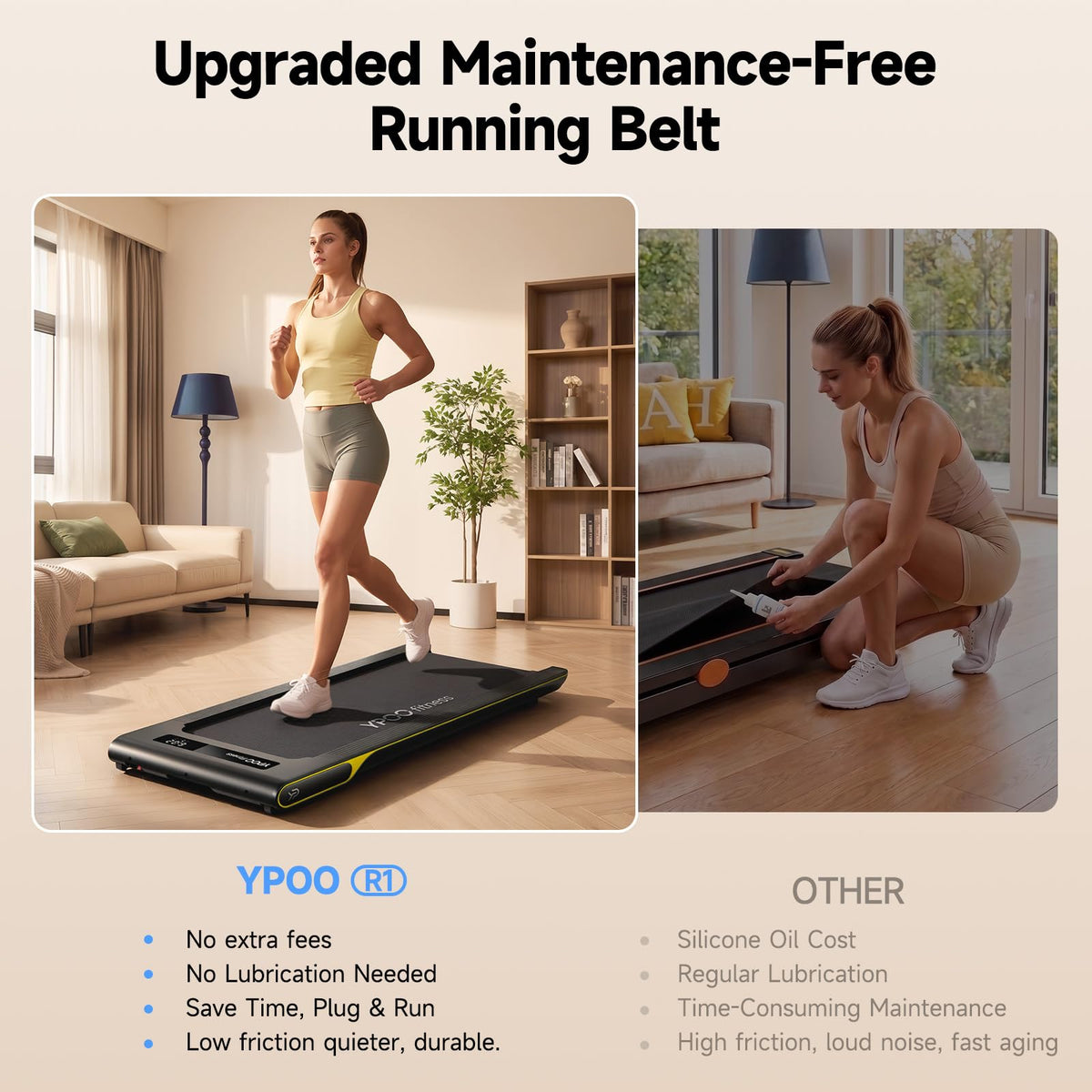 Walking Pad with 14% Incline Under Desk Treadmill O66003