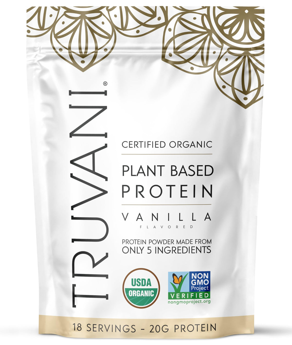 Organic Plant Based Protein Powder Vanilla 18 Servings L3383