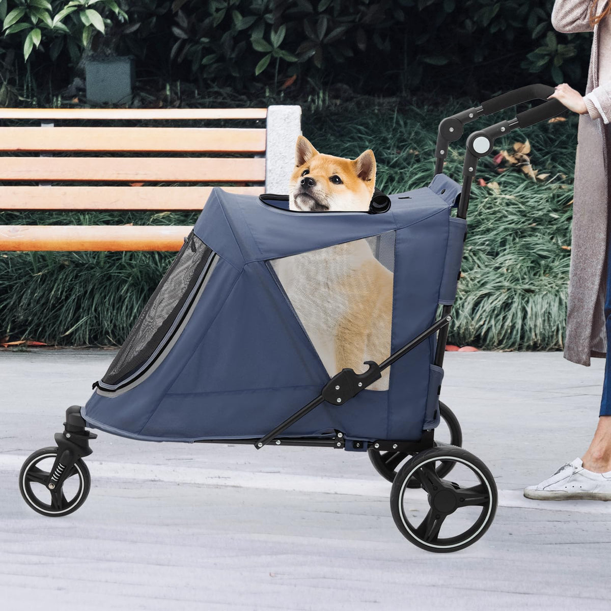 Blue Pet Stroller X367393