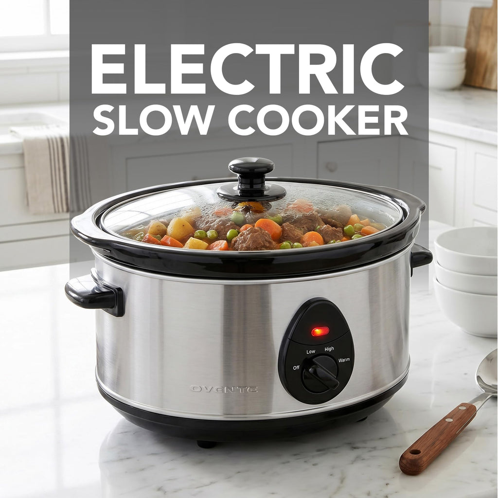3.7 Qt Electric Slow Cooker P168