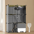 3-Tier Cat Cage with Litter Box G819929