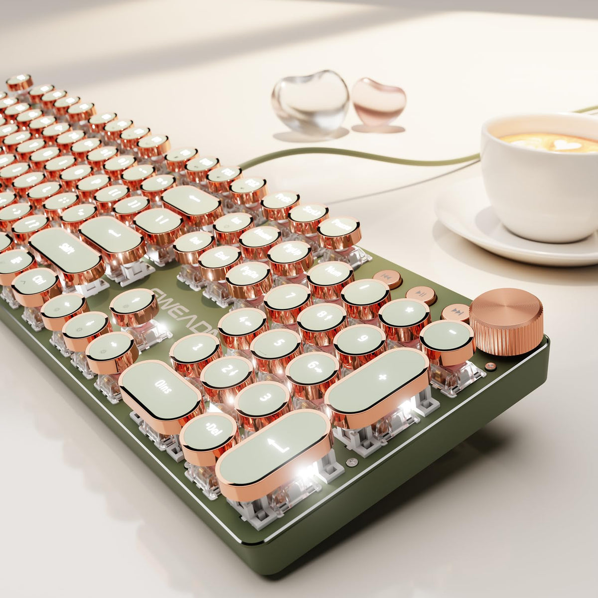 Typewriter Style Mechanical Keyboard K325
