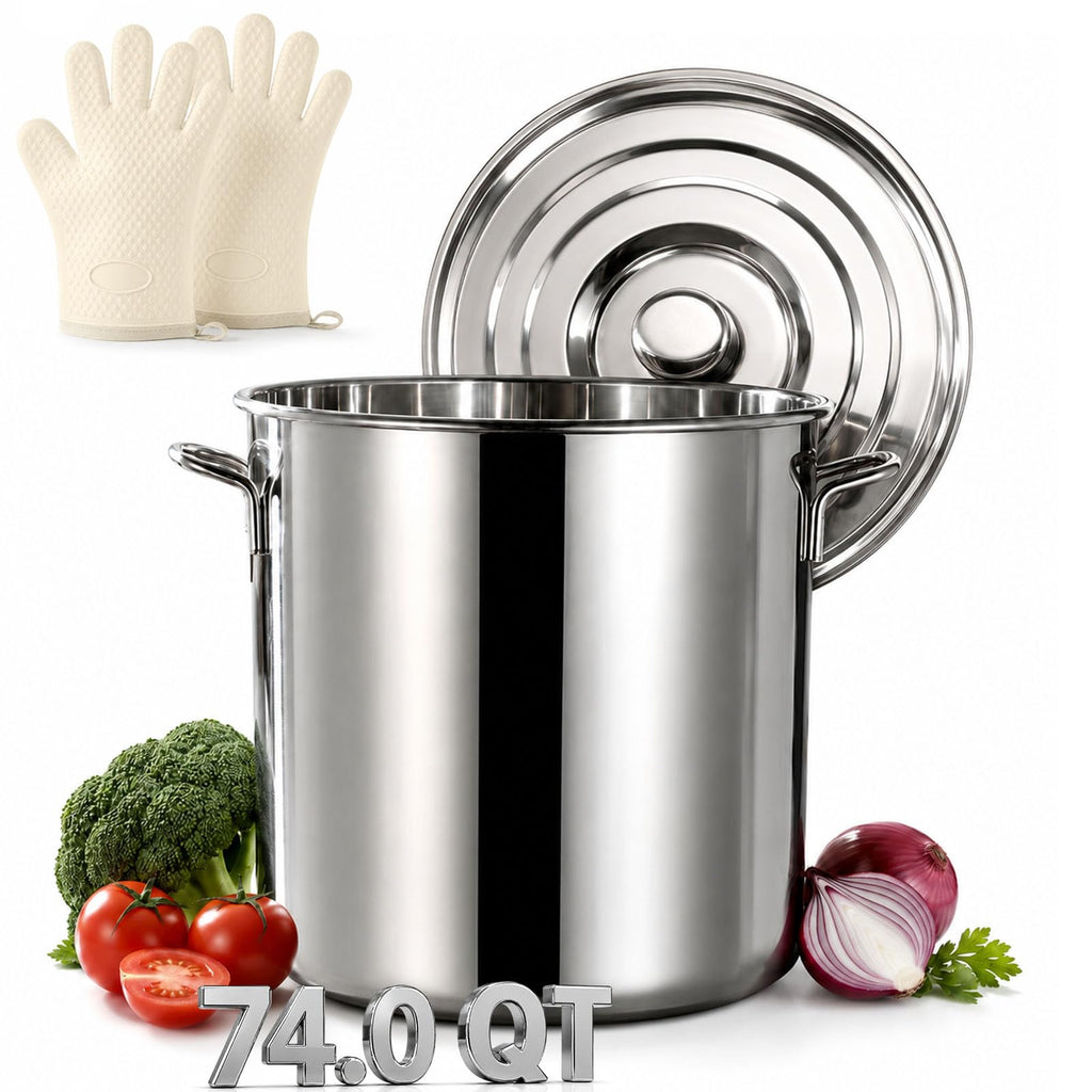 Heavy Duty Stainless Steel Stock Pot with Lid Z608
