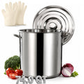 Heavy Duty Stainless Steel Stock Pot with Lid Z608