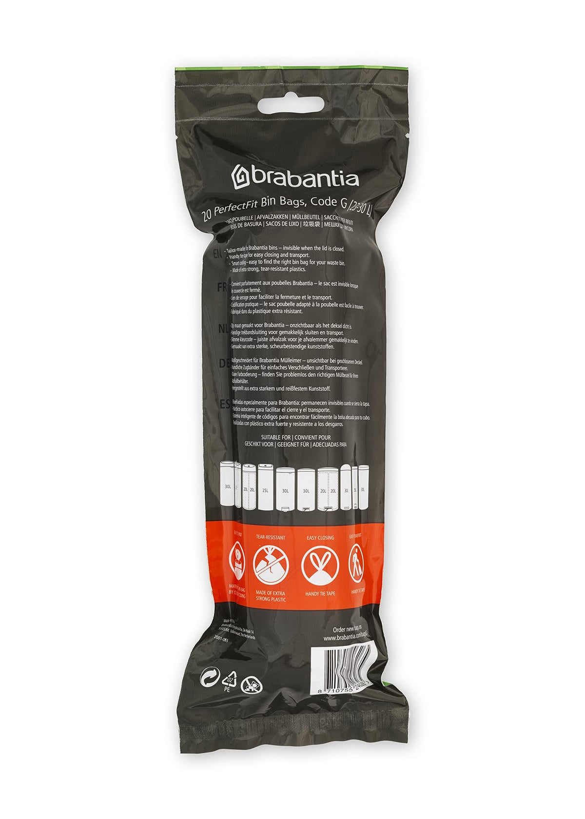 6-8 Gal Drawstring Trash Bags (120 Bags) C85664