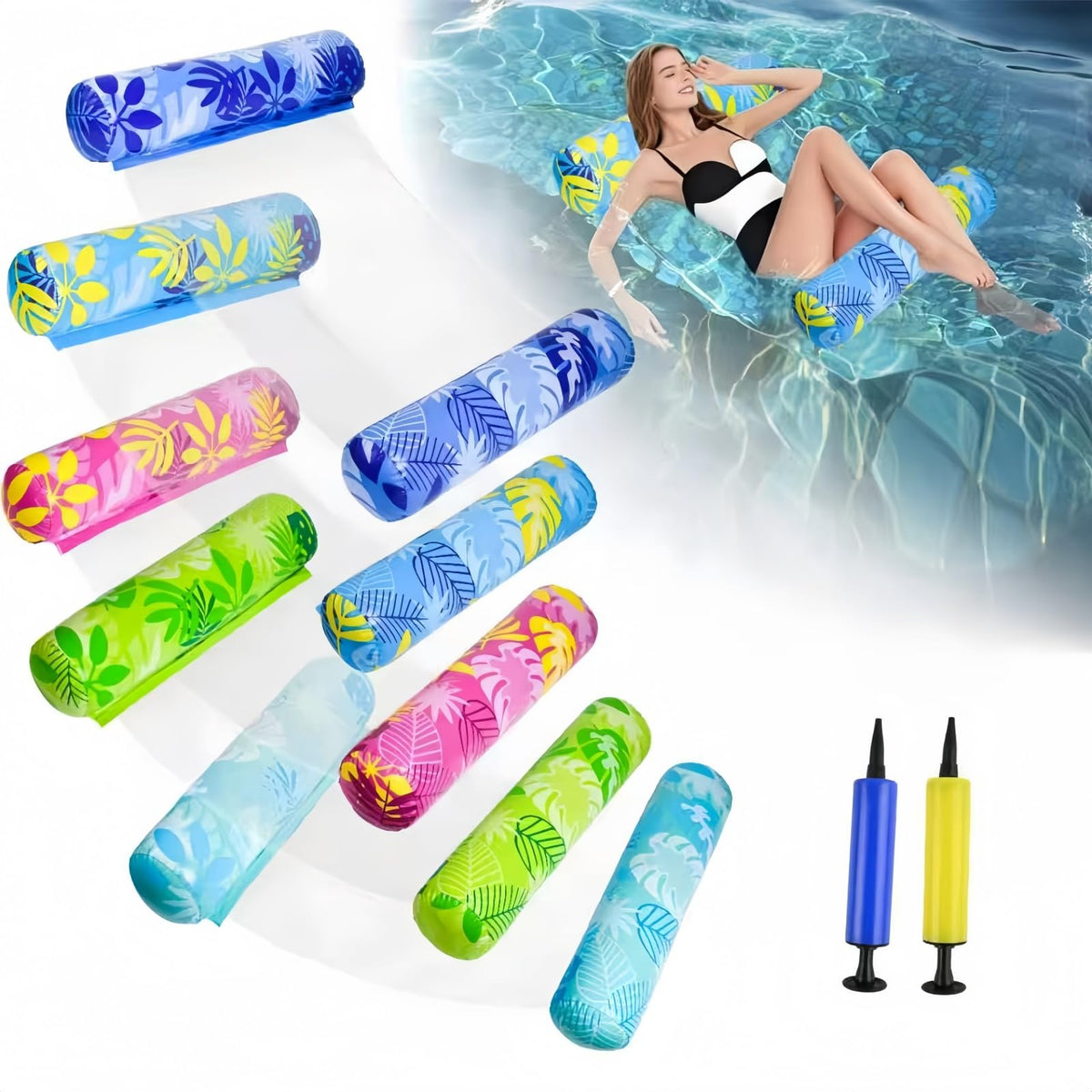 5 Pack Inflatable Pool Floats E217704