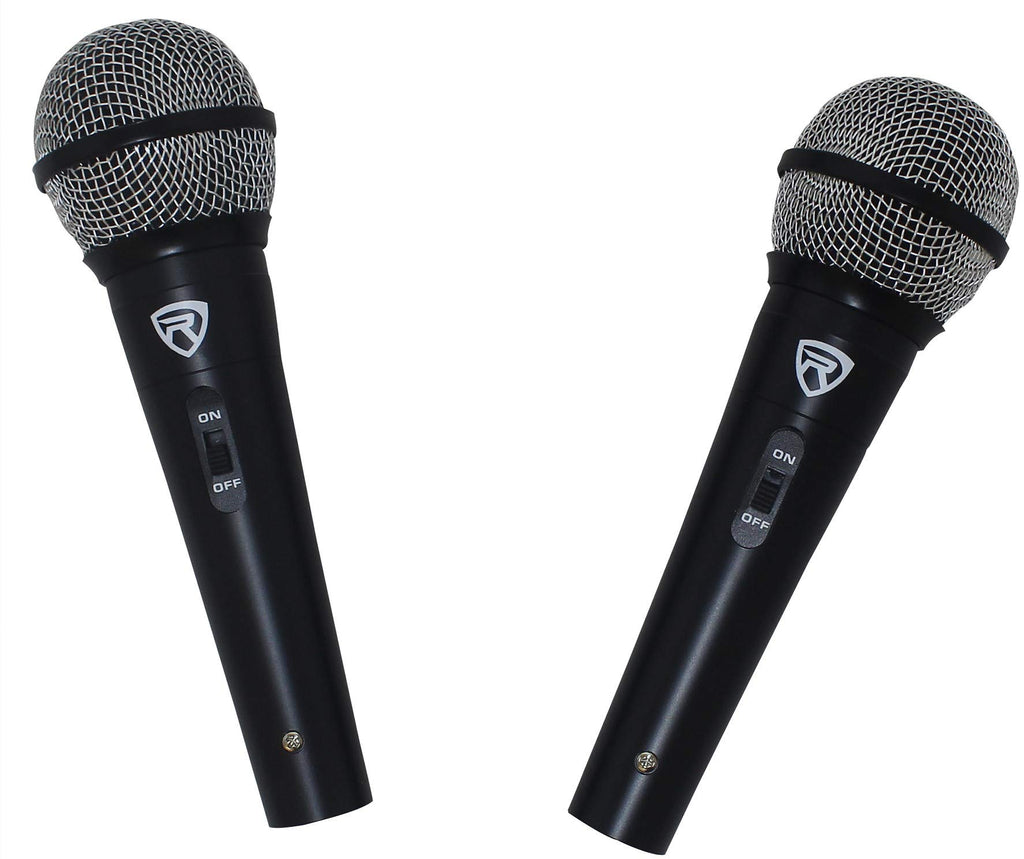 12 Inch Powered PA Speaker System with Mixer and Microphones R637413
