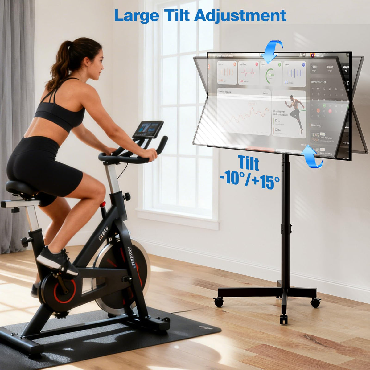 Mobile TV Cart for 13-55 inch TVs O974445