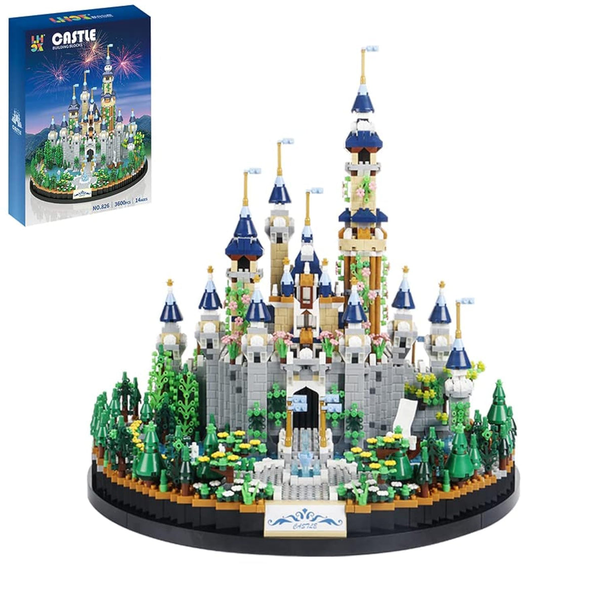 Micro Mini Building Blocks Castle Set U7854