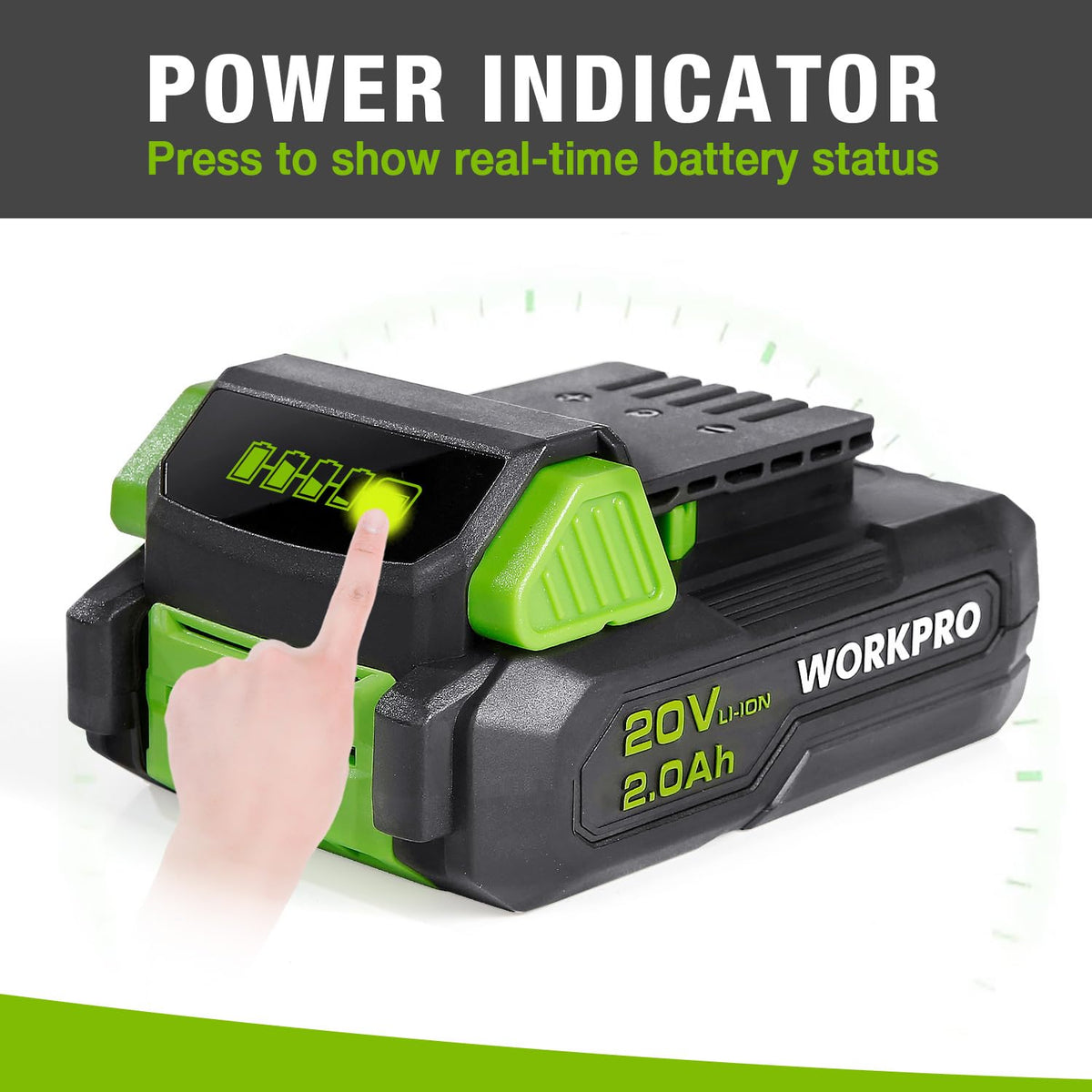20V 2.0Ah Lithium-ion Battery Pack O7179