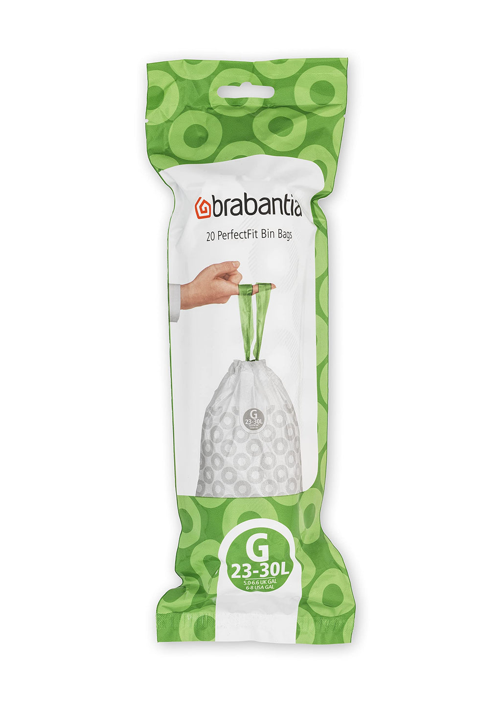6-8 Gal Drawstring Trash Bags (120 Bags) C85664