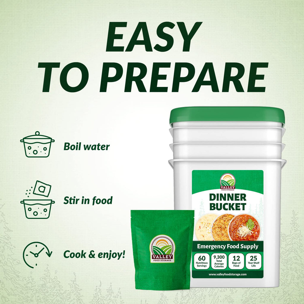 60 Serving Emergency Food Supply Bucket G7209