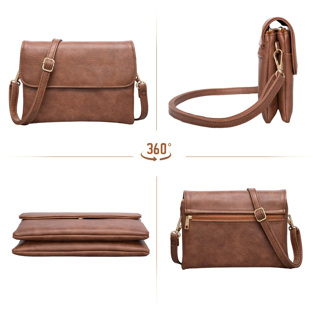 Small Crossbody Bags Vegan Leather Cell Phone Purse S64365