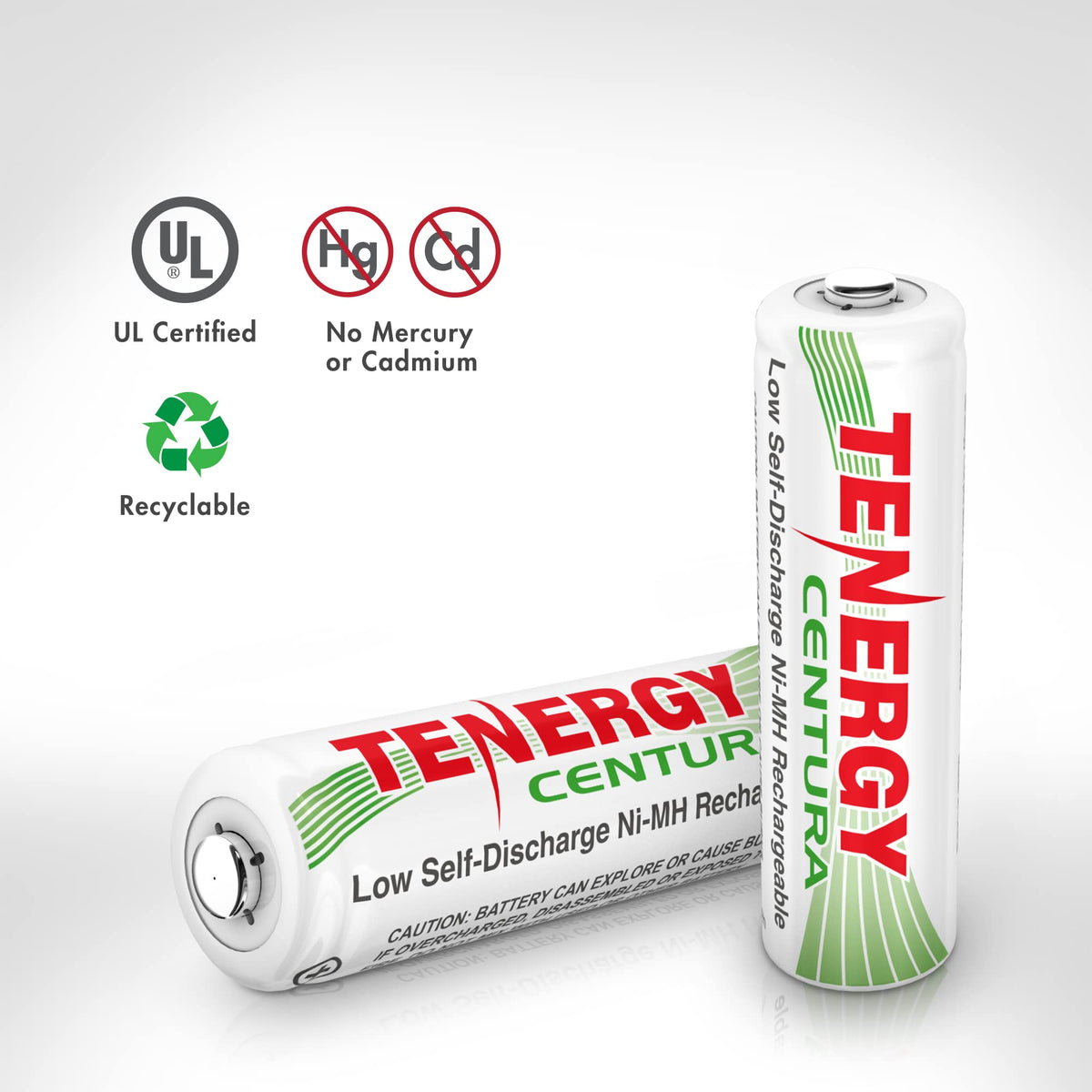 Rechargeable NiMH Battery Assortment Pack, AA AAA C D, 24 Pack O35908