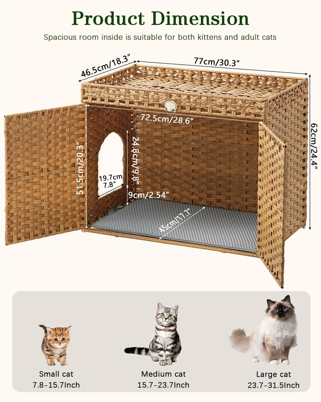 Cat Litter Box Enclosure X13643