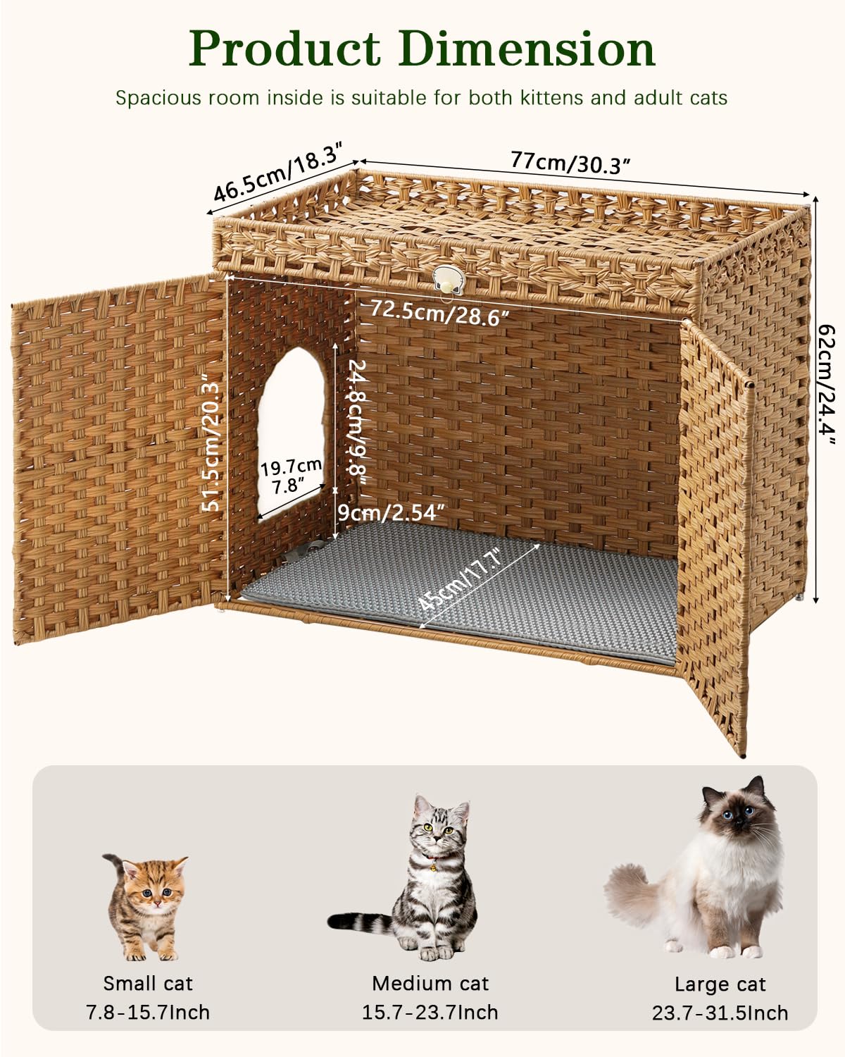 Cat Litter Box Enclosure X13643
