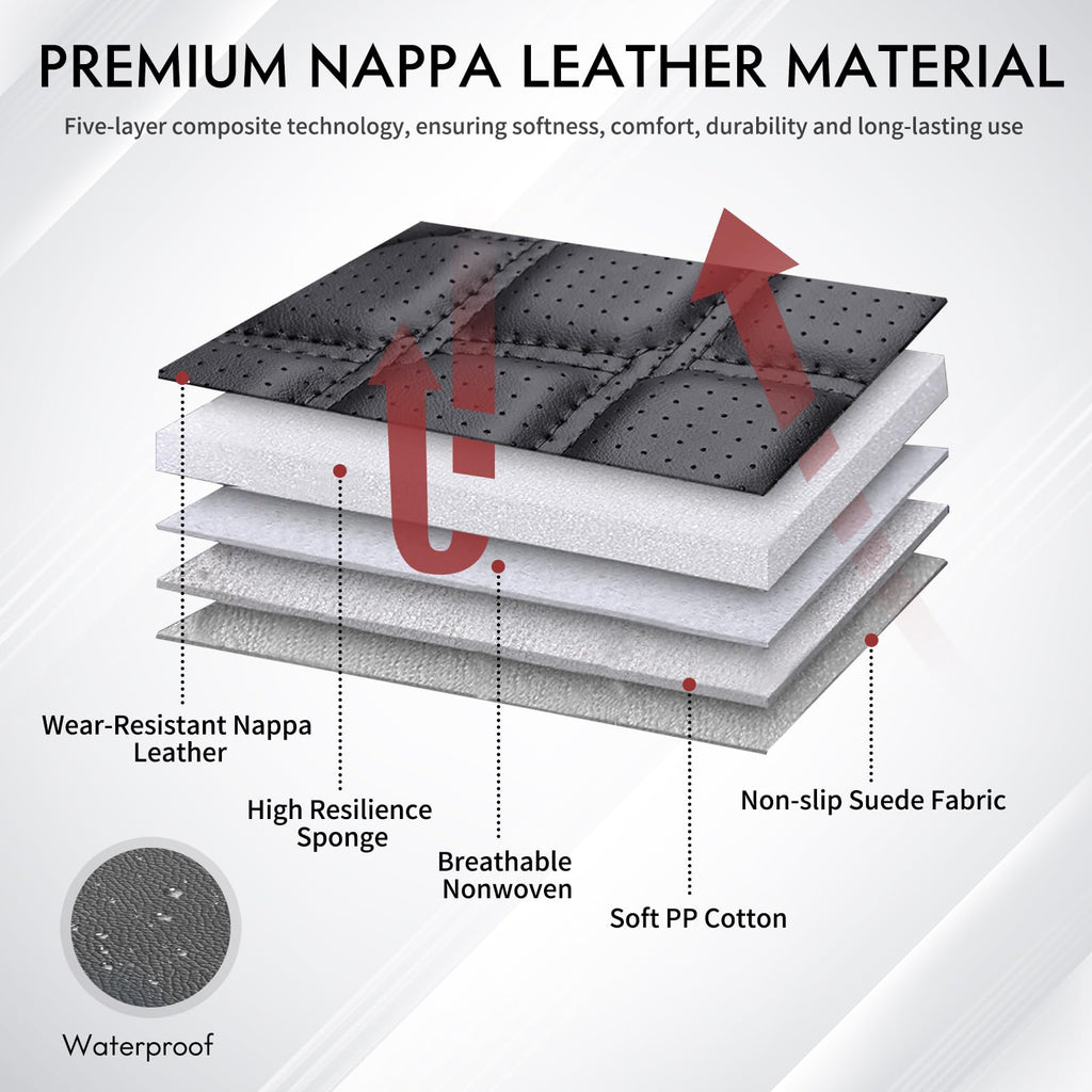 Leather Full Set Pickup Truck Seat Covers V1558